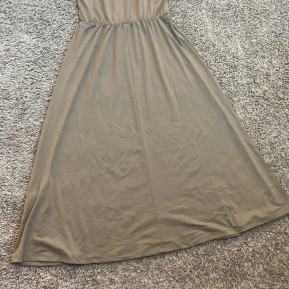 H&M Long Midi Dress V Neck Spaghetti Strap Printed Casual Boho Dress. - Picture 4 of 5